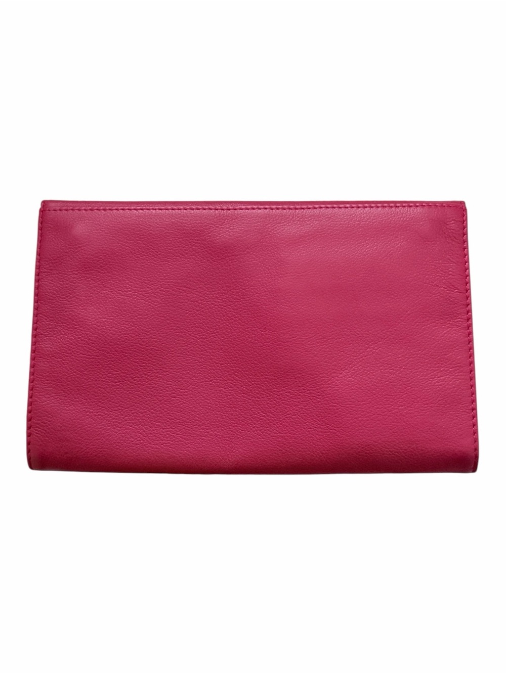 Kusshi Red Leather Makeup Clutch Cover with Brush Organizer Attachment - Picture 4 of 8